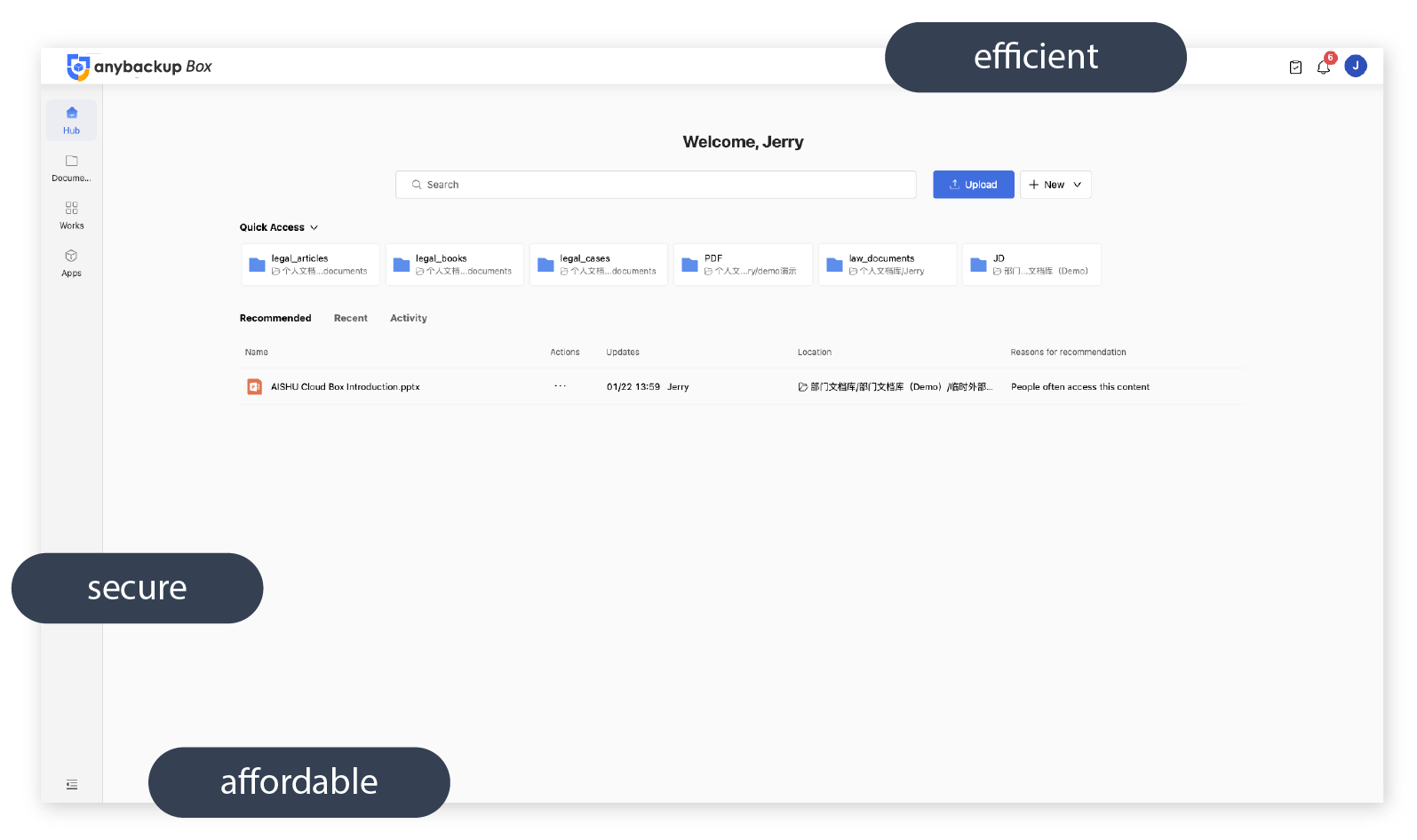 Anybackup Box Demo